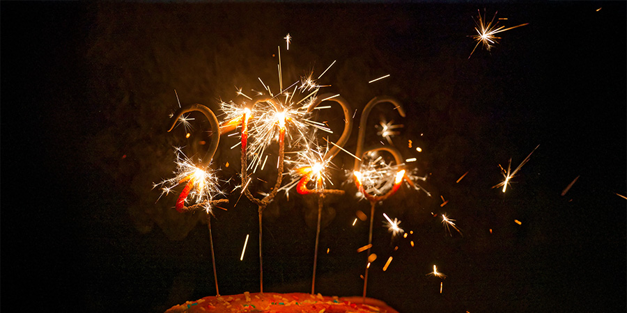 imagem de vela acesa de 2026 